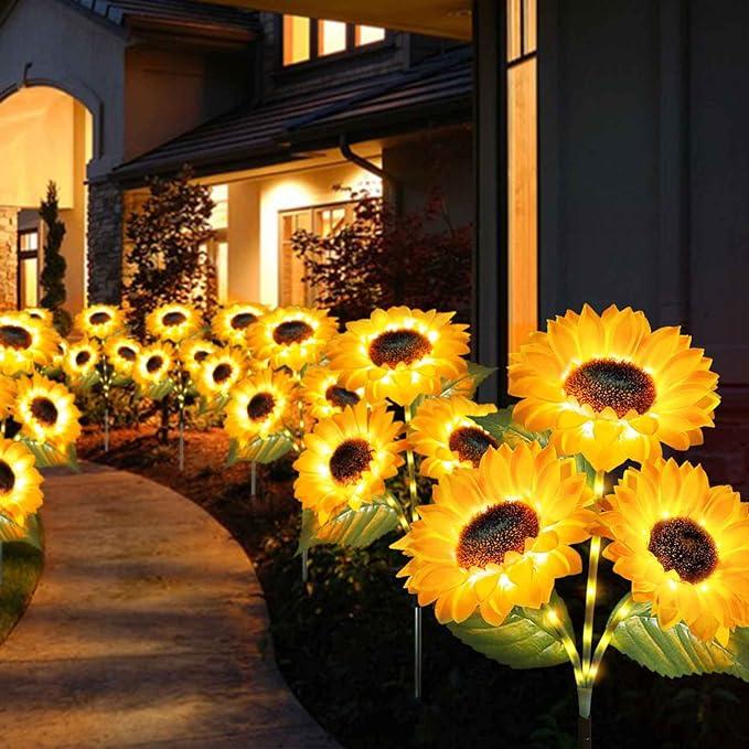 🌻Last Day 60% OFF🌞Solar LED Sunflower Garden Lights(29.6inch/74cm)