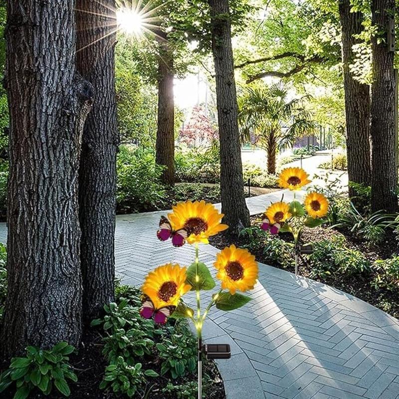 🌻Last Day 60% OFF🌞Solar LED Sunflower Garden Lights(29.6inch/74cm)