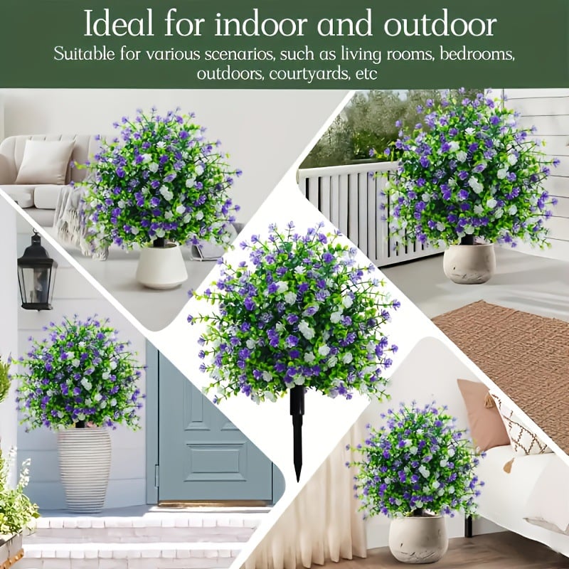 🎁Last Day Sale - 60% Off🔥Artificial Potted Trees With Ground Stakes🌼