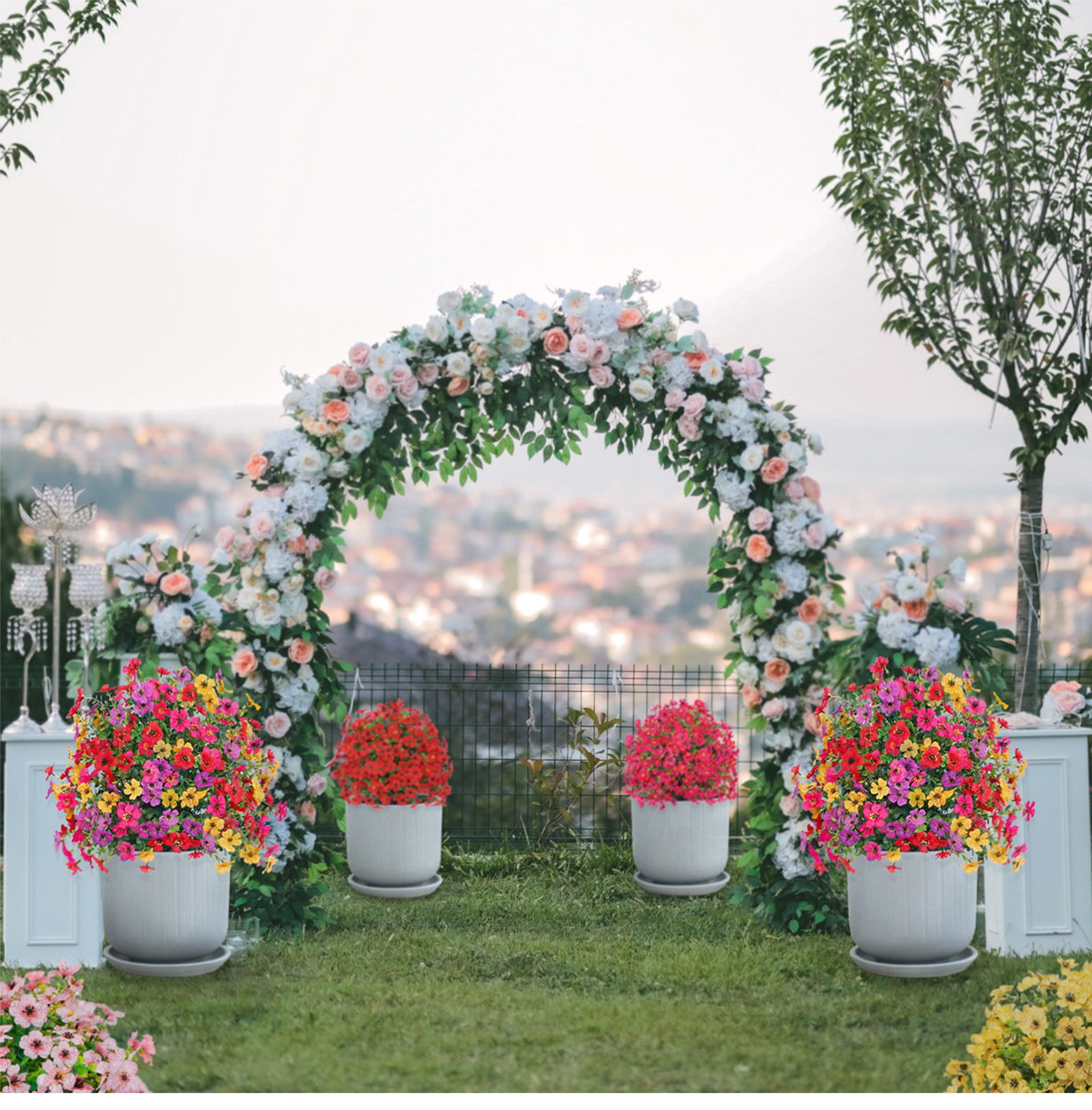 🏆Flash Sale⚡ 50K+ SOLD!-Buy 3 Get 10% OFF& Free Shipping🔥🌿Outdoor/Indoor UV Resistant & Waterproof Artificial Flower Decor 💐 ✅