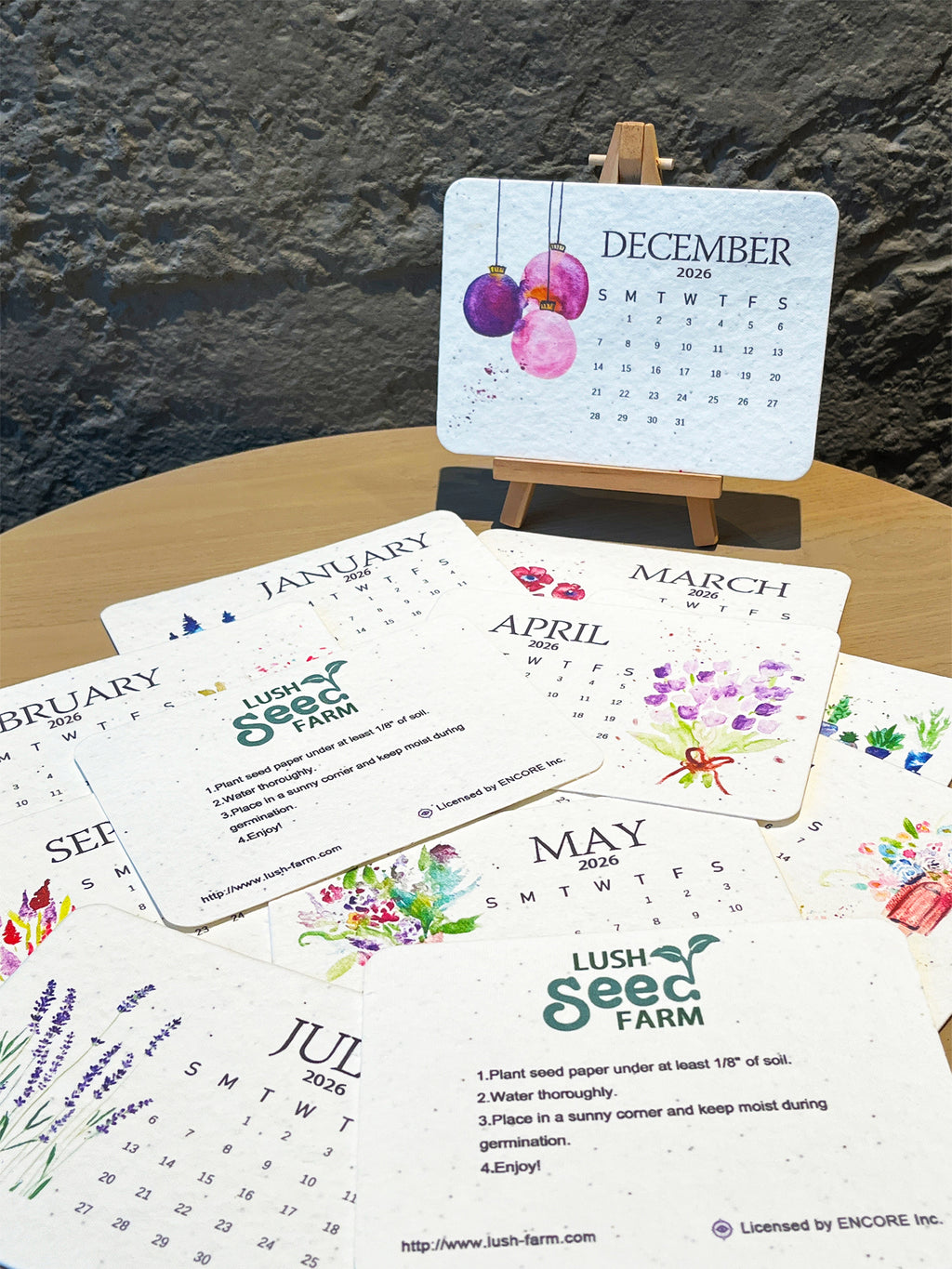 ✨New Arrivals 49% OFF Today🌱Eco-Friendly Plantable Love Seed Calendar 2026