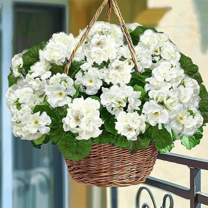 🔥Last Day 60% OFF🔥Artificial Geranium Flowers - UV resistant, Waterproof, Windproof