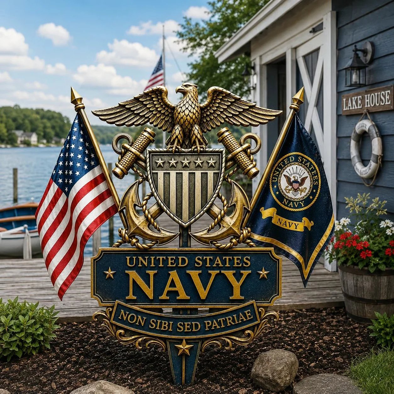 🏆Last Day Promo: 60% OFF 🎖️-US Marine Corps Semper Fidelis Tribute Garden Stake - ✈️Buy 3 Free Shipping Today!