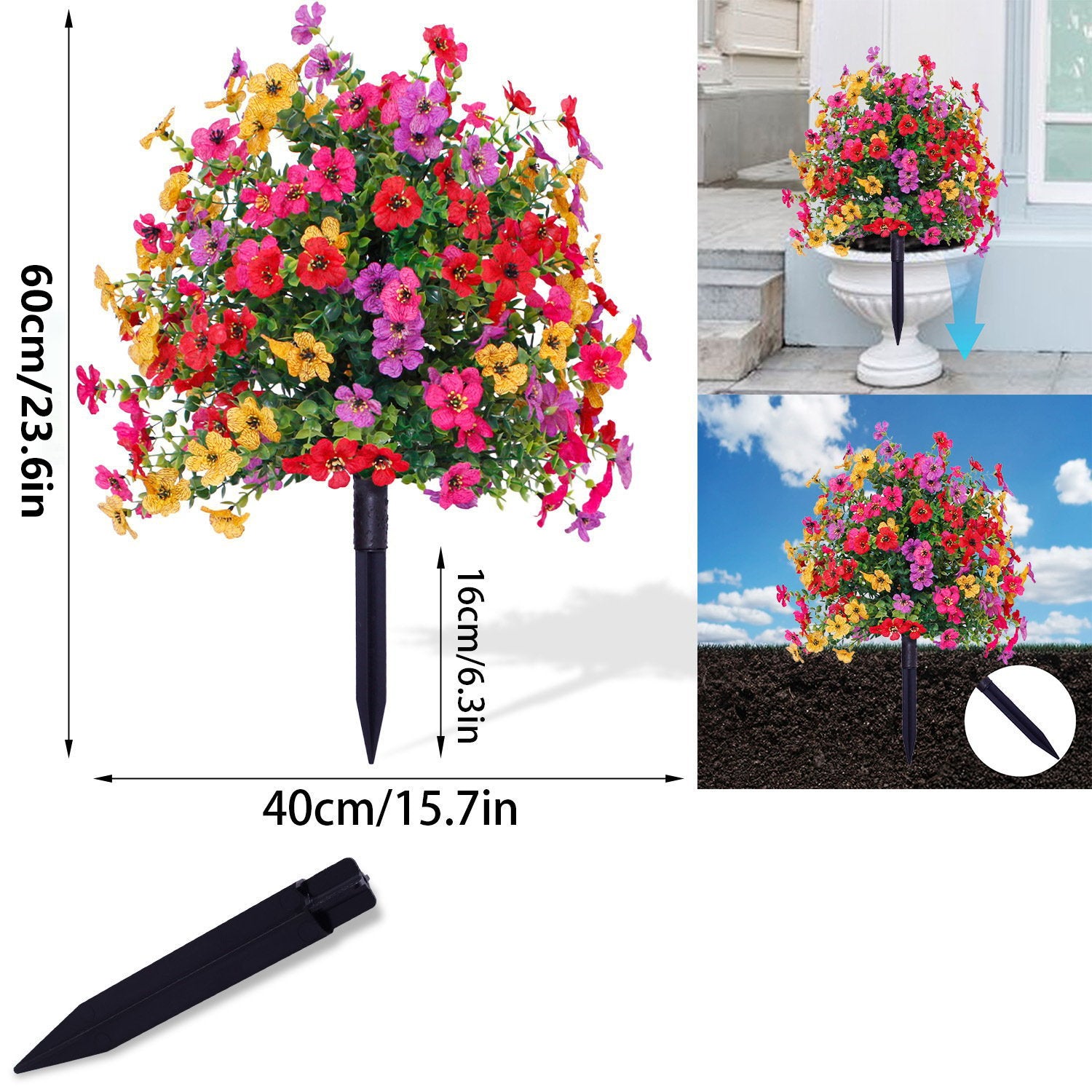 🏆Flash Sale⚡ 50K+ SOLD!-Buy 3 Get 10% OFF& Free Shipping🔥🌿Outdoor/Indoor UV Resistant & Waterproof Artificial Flower Decor 💐 ✅