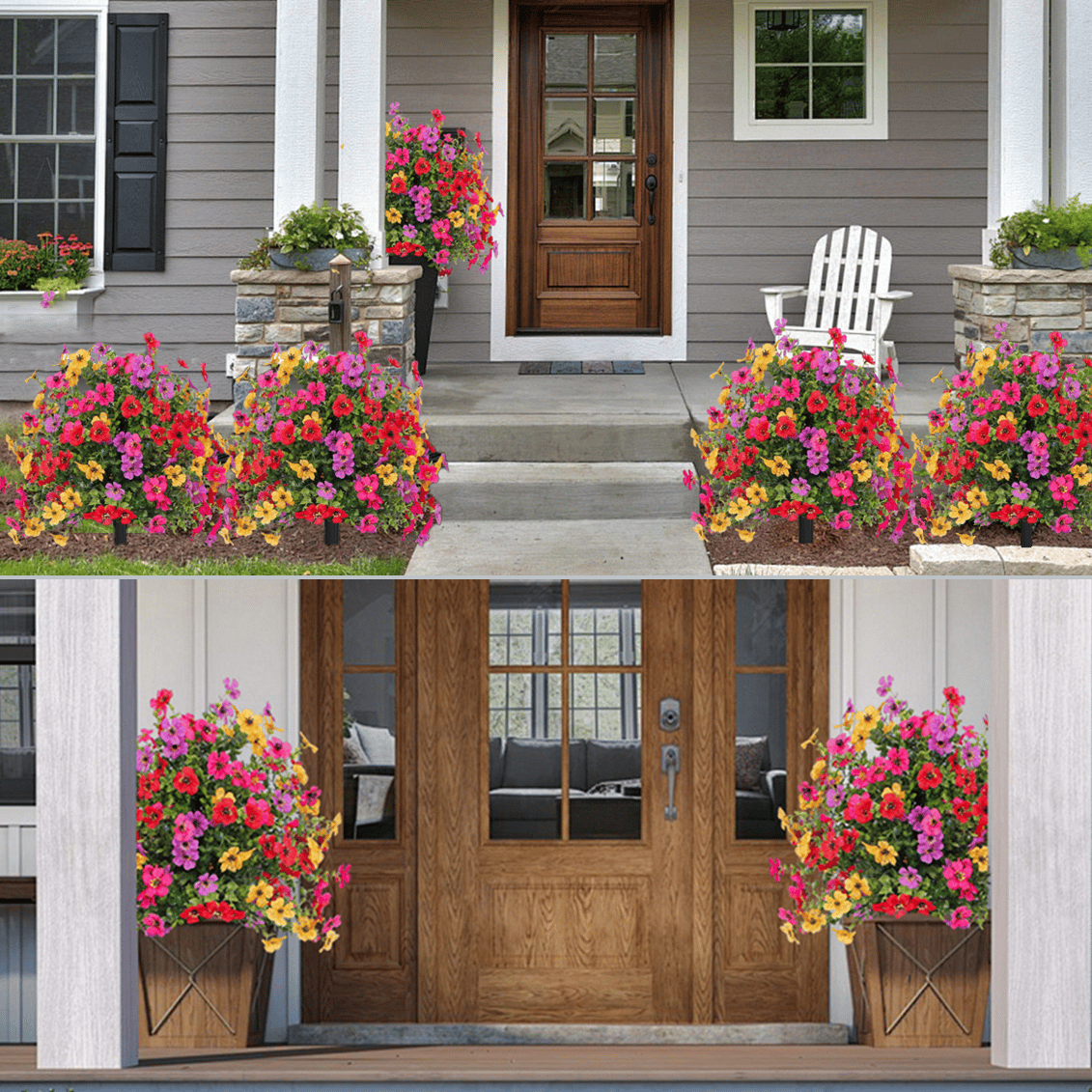🚀 #1 Bestseller - Over Half a Million Sold 🔥Outdoor/Indoor UV Resistant & Waterproof Artificial Flower Decor