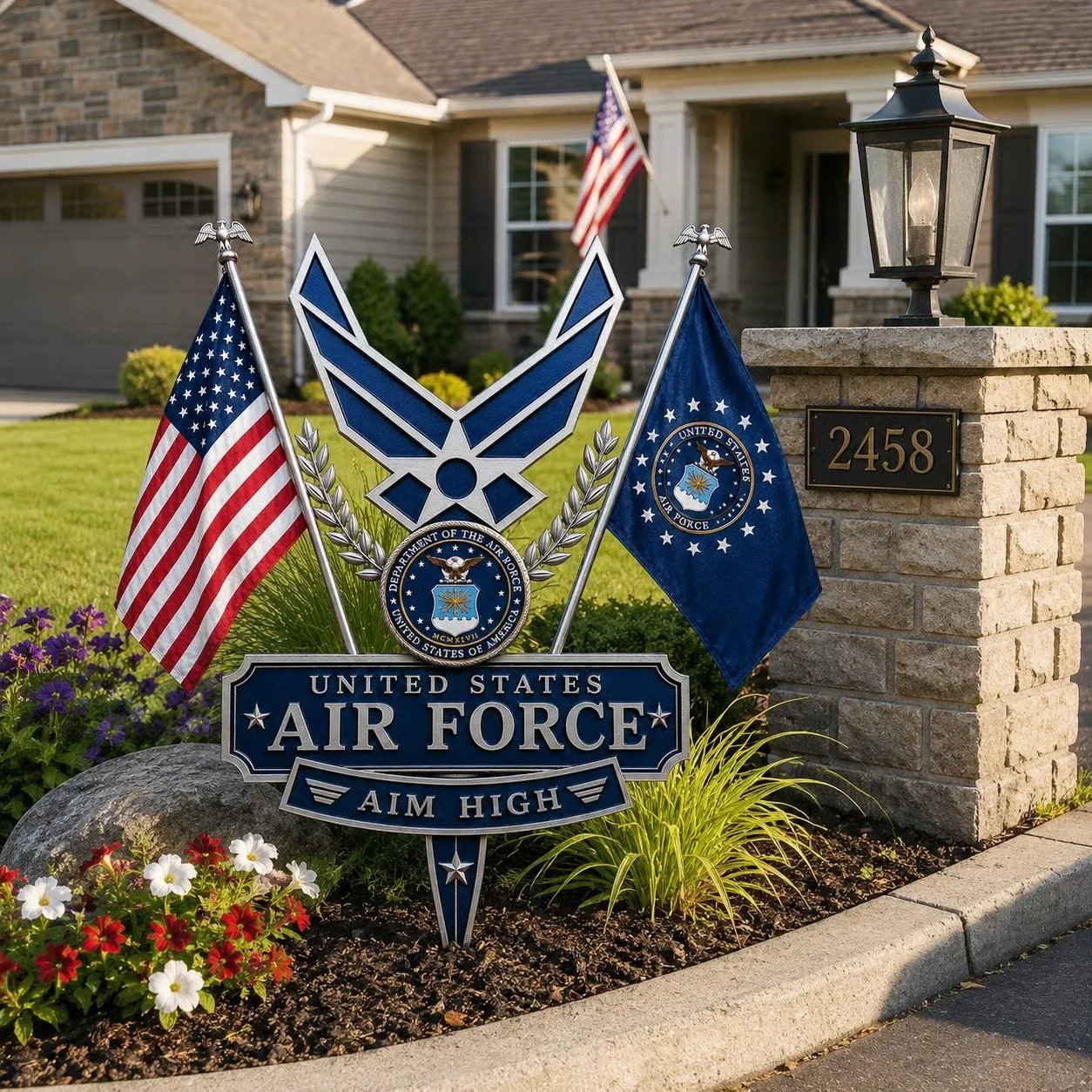 🏆Last Day Promo: 60% OFF 🎖️-US Marine Corps Semper Fidelis Tribute Garden Stake - ✈️Buy 3 Free Shipping Today!