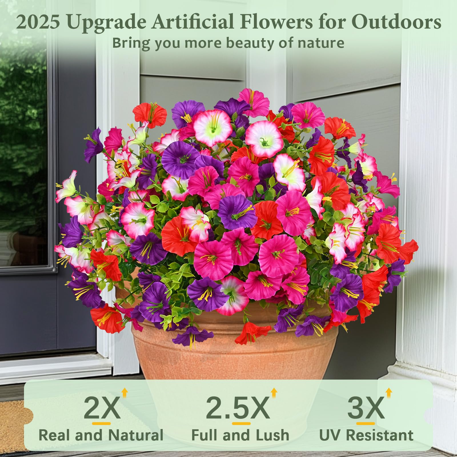 🔥Independence Day Limited 60% OFF🔥UV Resistant Artificial Petunias Flowers