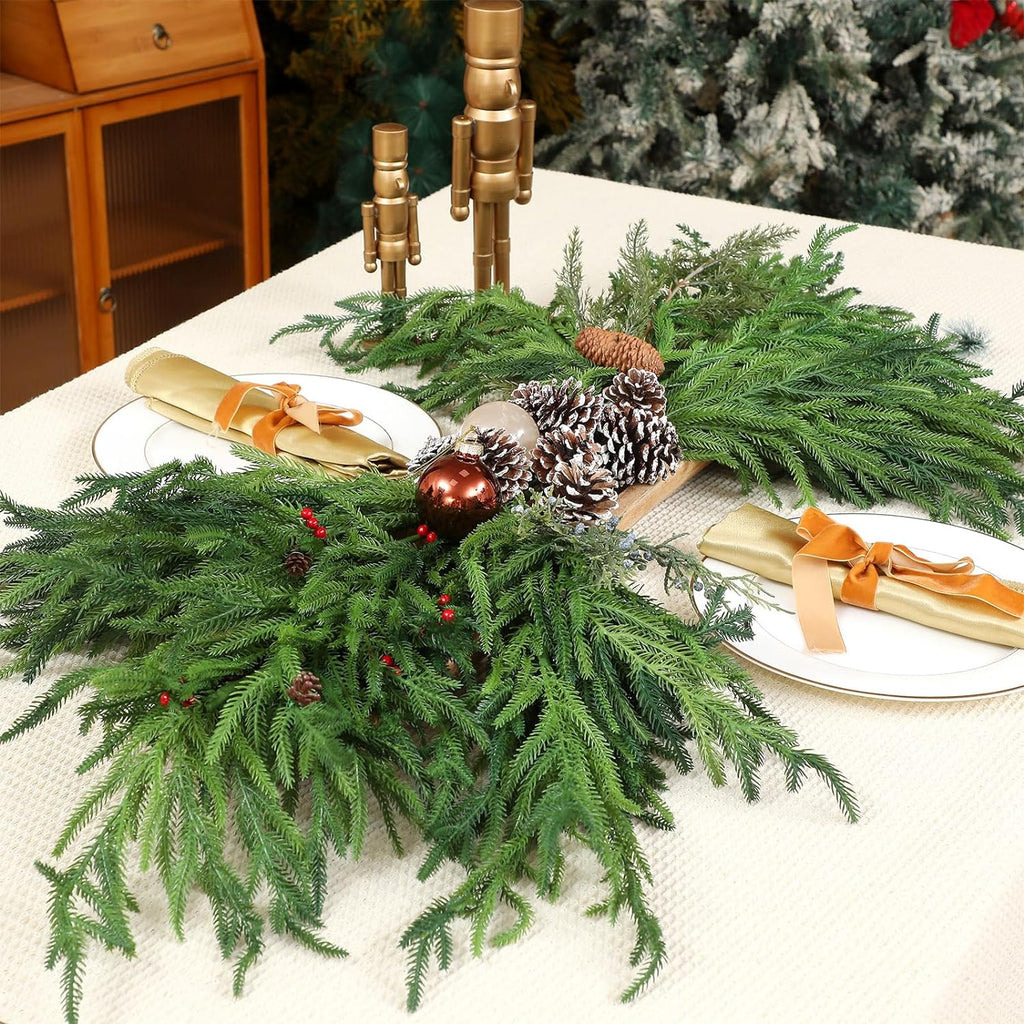 🔥$7.99 Today Only🔥The Best Holiday Greenery - Realistic Norfolk Pine Stems