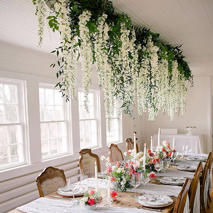 💐Super Value Set(60% OFF) ✨Artificial Wisteria Vine Rattan（12PCS）