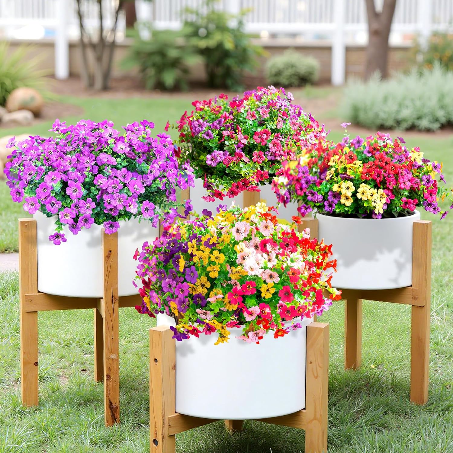 🔥Last Day 50% OFF🔥Realistic UV-Resistant Outdoor Flowers – Zero Maintenance
