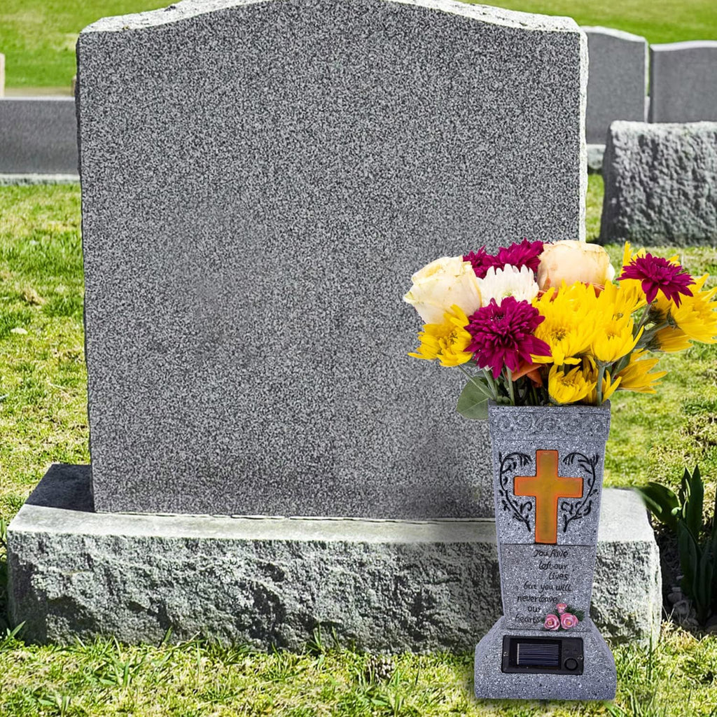 🔥ON SALE 59% OFF🔥Solar Cemetery Grave Vase