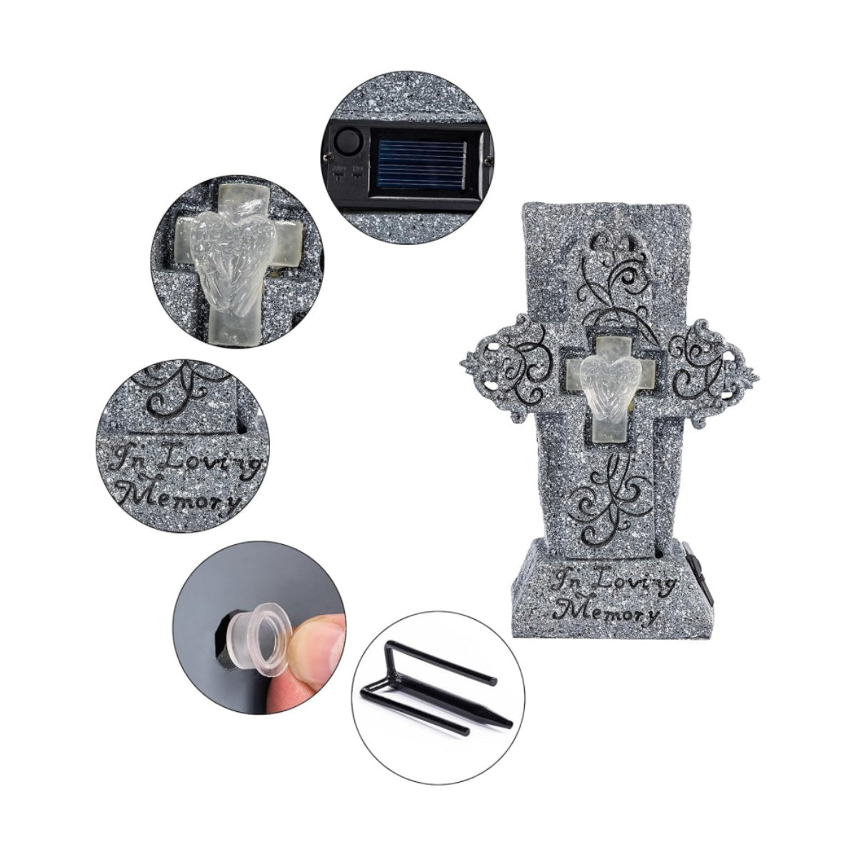 🔥ON SALE 59% OFF🔥Solar Cemetery Grave Vase
