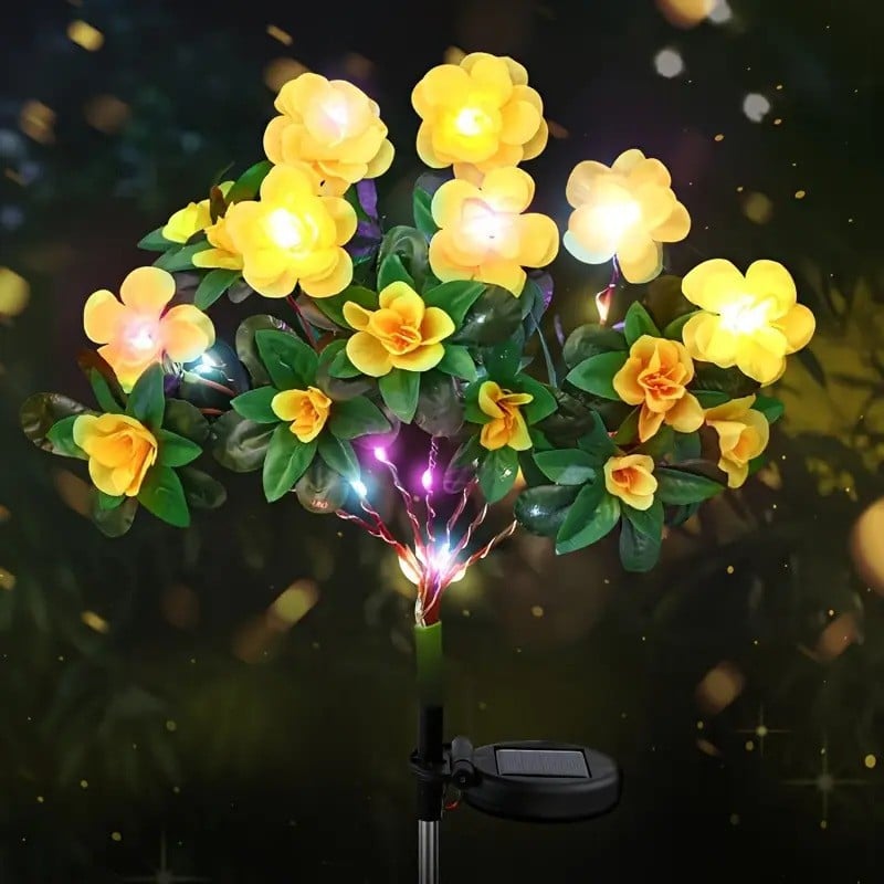 🔥HOT SALE 49% OFF-Solar Azalea Flower Lights