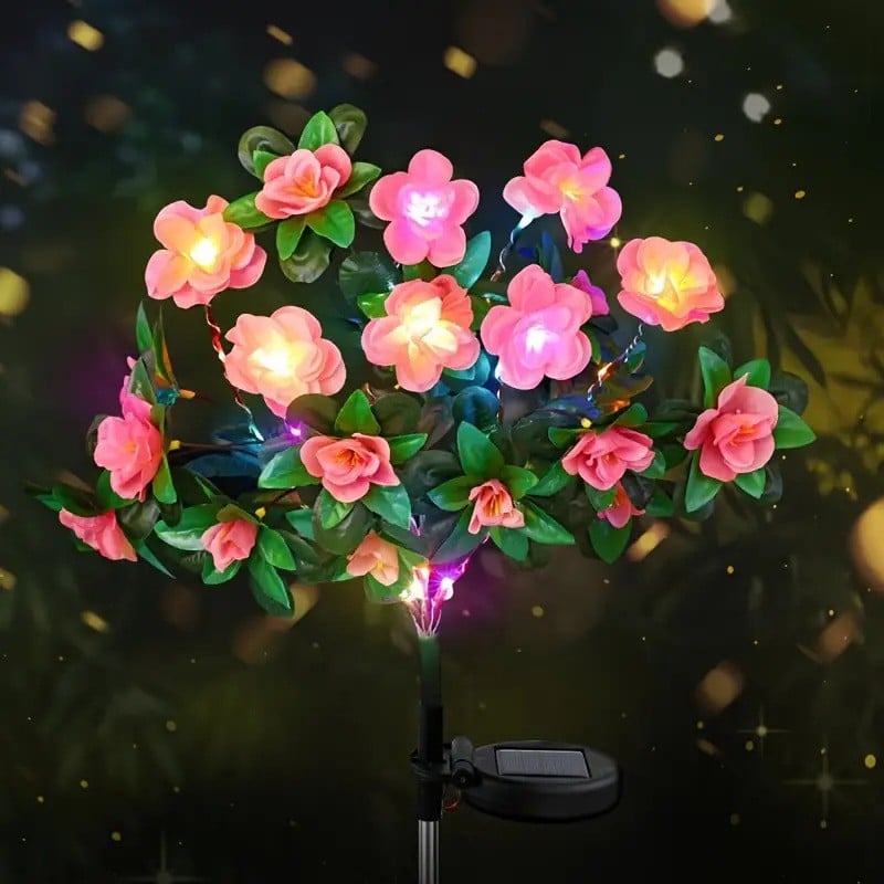 🔥HOT SALE 49% OFF-Solar Azalea Flower Lights