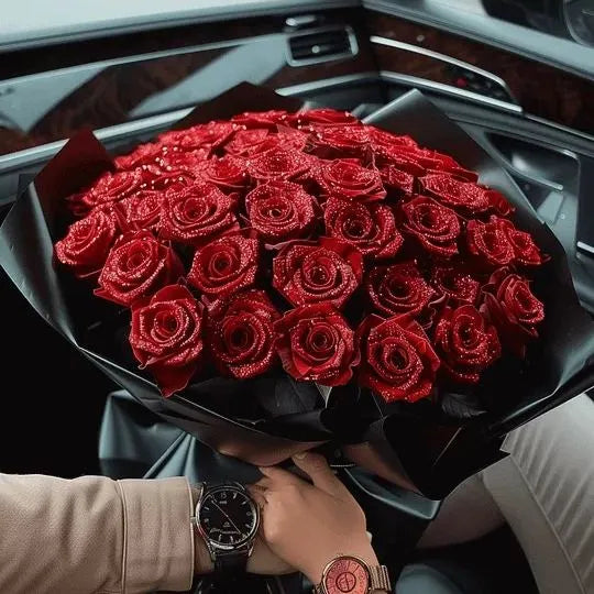🔥 #1 Bestseller - Over Half a Million Sold 🔥-💐Artificial Flowers 25pcs Real Looking Artificial Roses with Stems🌹