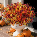 🏆 50K+ SOLD! 🌼Lifelike UV-Resistant Autumn Flowers – Waterproof, Windproof & Perfect for Fall Decor 🍂