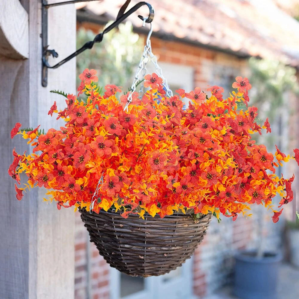 🏆 50K+ SOLD! 🌼Lifelike UV-Resistant Autumn Flowers – Waterproof, Windproof & Perfect for Fall Decor 🍂