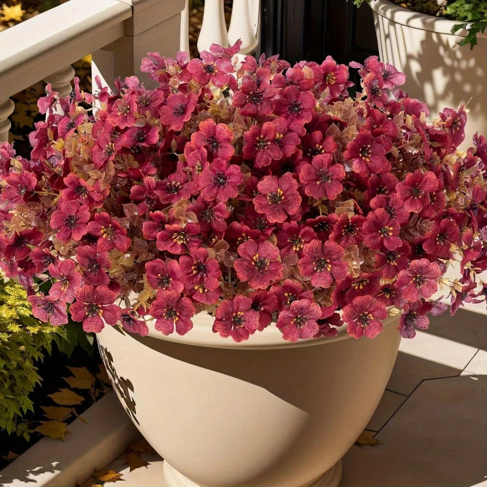 🏆 50K+ SOLD! 🌼Lifelike UV-Resistant Autumn Flowers – Waterproof, Windproof & Perfect for Fall Decor 🍂