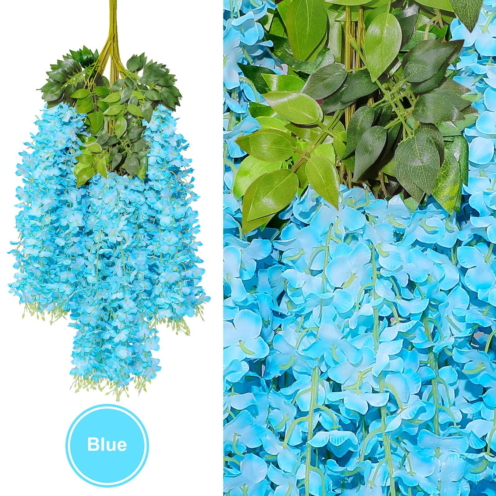 💐Super Value Set(60% OFF) ✨Artificial Wisteria Vine Rattan（12PCS）