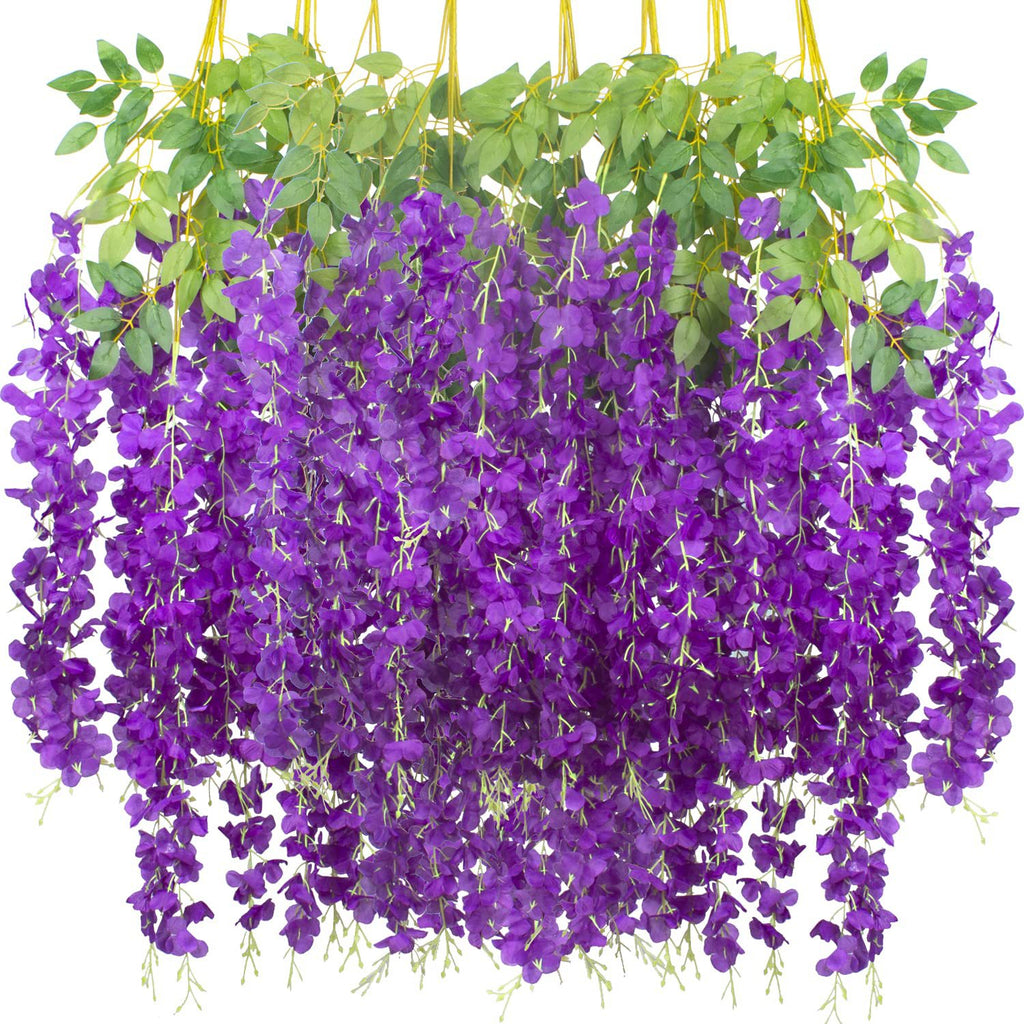 💐Super Value Set(60% OFF) ✨Artificial Wisteria Vine Rattan（12PCS）