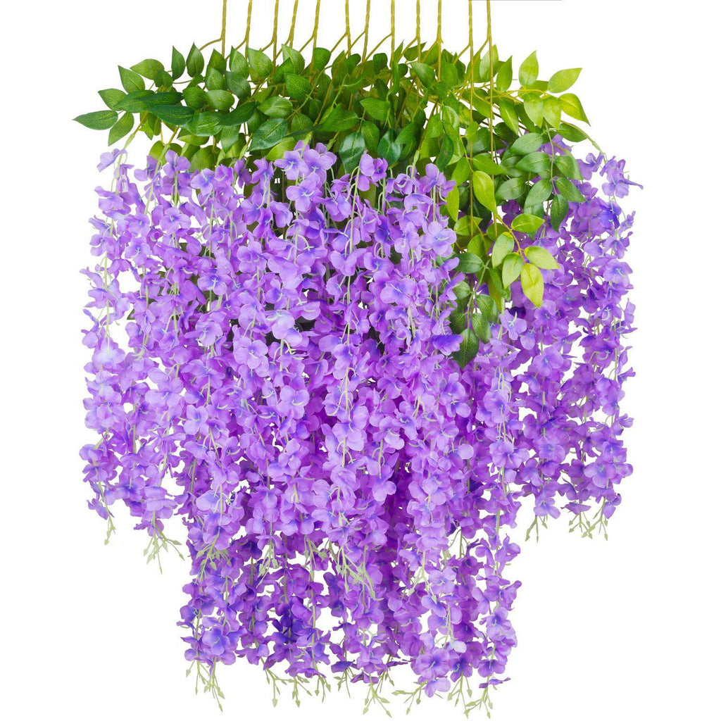 💐Super Value Set(60% OFF) ✨Artificial Wisteria Vine Rattan（12PCS）
