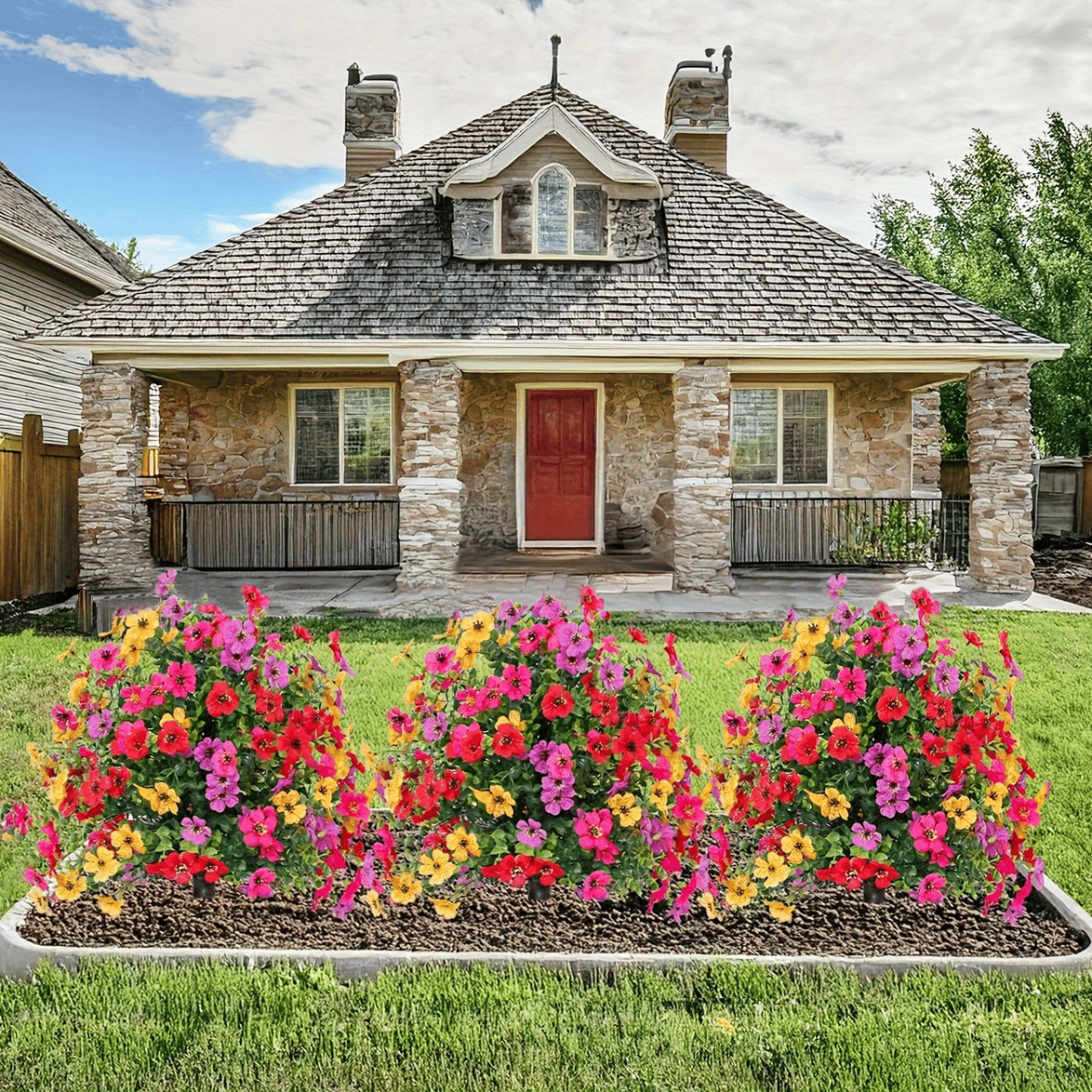 🚀 #1 Bestseller - Over Half a Million Sold 🔥Outdoor/Indoor UV Resistant & Waterproof Artificial Flower Decor