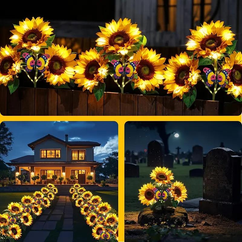 🌻Last Day 60% OFF🌞Solar LED Sunflower Garden Lights(29.6inch/74cm)