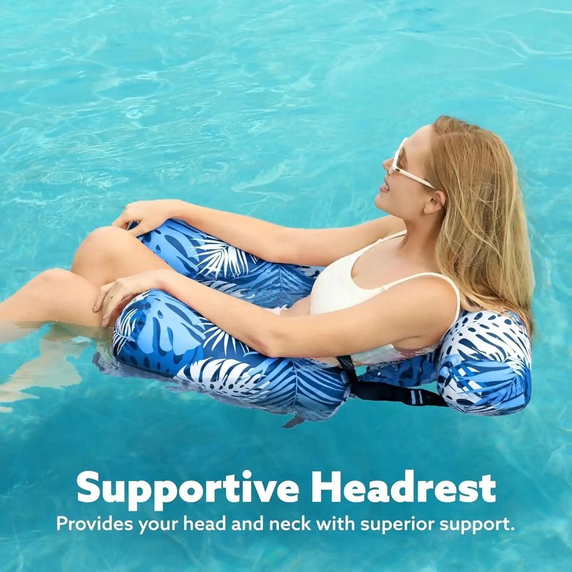 🏊LAST DAY 50% OFF!💺Inflatable Floating Chair – Comfortable, Stable & Perfect