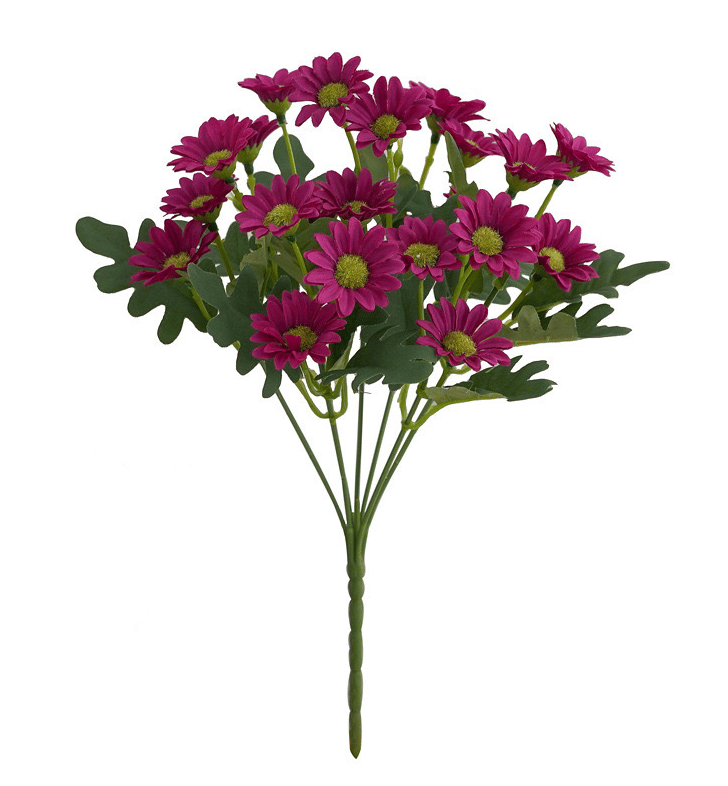 🔥 $9.96 On Sale Only Today 🌱 Artificial Outdoor Sunset Mums Flowers - UV resistant, Waterproof, Windproof