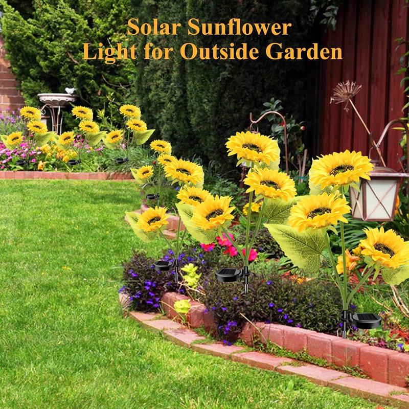 🌻Last Day 60% OFF🌞Solar LED Sunflower Garden Lights(29.6inch/74cm)