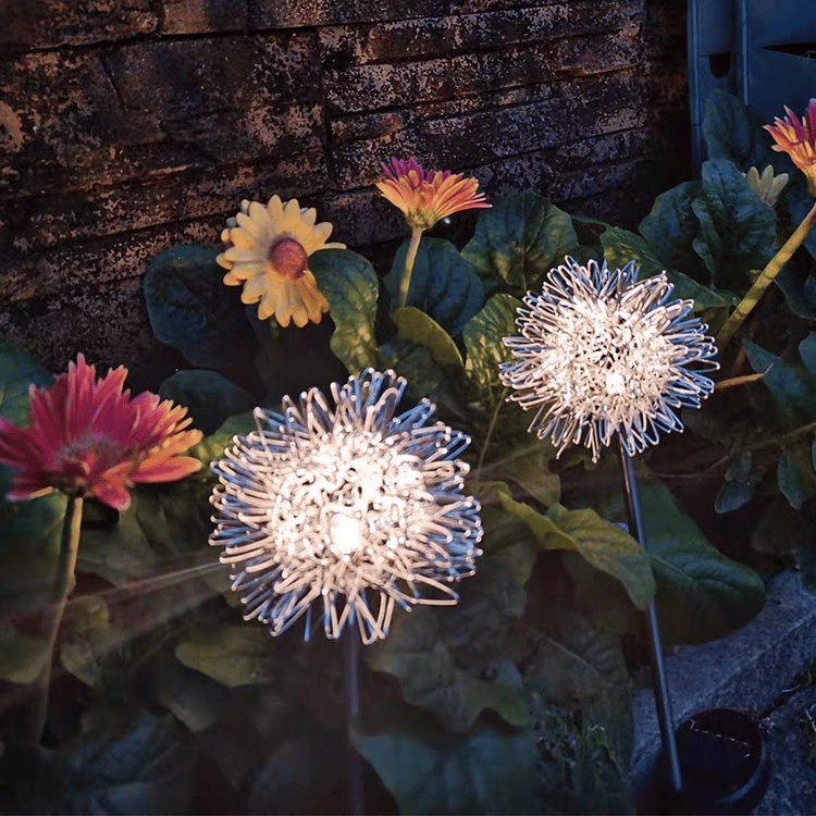 Last Day 49%OFF💕Waterproof  Solar Garden Dandelion Lamp