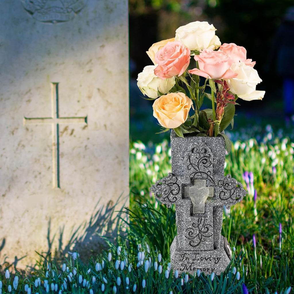 🔥ON SALE 59% OFF🔥Solar Cemetery Grave Vase