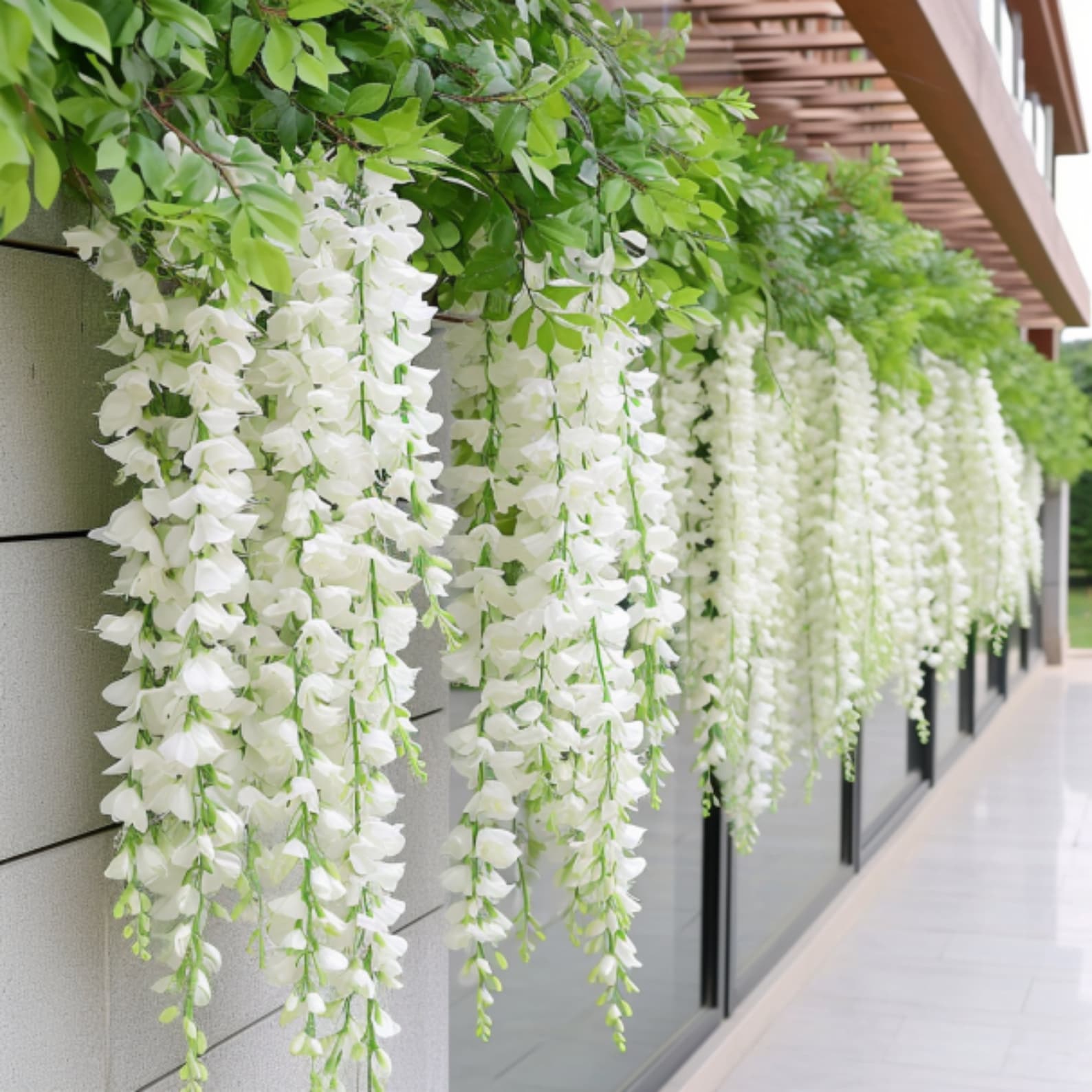 💥Hot Sale🌸UV Resistant Lifelike Artificial Wisteria Flower - No Maintenance, Pruning or Watering!